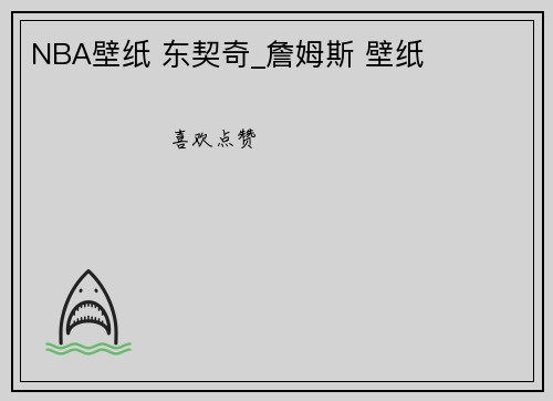 NBA壁纸 东契奇_詹姆斯 壁纸